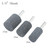 Inovsolid 8 Pcs Assorted Drill Grinding Stones 1/4 Inch Shank Various Shape Aluminum Oxide Mounted Grinding Bits for Rotary Tools