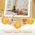 Gvnkvn Lighted Makeup Mirror, 17.3"x13" Hollywood Vanity Mirror with Led Lights, Three Color Lighting Modes, and 10X Magnification Mirror, Smart Touch Control, 360°Rotation (White, Gift Box)