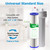 VEGEBE 20 Micron Water Filter 10" x 2.5", 10-inch Whole House Sediment Pre-Filters for Well & Tap water, Replacement Cartridge for FXWPC, EQ-PFC35, ECP5-10, S1, 3WH-STDPL-F02, SPC-25-1005, 6-Pack