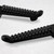 FOVPLUE Driver/Rider and Passenger Footrest for Yamaha YZF R6 2003-2020,R1 1998-2019,R1M 2015-2018,R1S 2016-2018, BLACK-Front and Rear Foot Pegs Kit