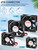 Wathai IP67 120mm DC 12V Exhaust Waterproof Fan Dual Ball 2pcs
