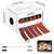 Emery Cloth Roll 6 Grits 1'' x 26' Sandpaper Rolls with Dispenser & Double-Ended Sanding Sticks 80 150 240 320 400 600 Grits for Wood Metal Automotive Polishing
