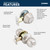 BRINKS – Front Door Lock – Traditional Single Cylinder Deadbolt – Easy Installation, Keyed Entry, Pick Resistant Security for Home and Residence (Front Door Deadbolt with Knob, 1 Pack)