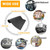 Halero 78"x40" Grey Underfelt Carpet for Speaker, Sub Box Carpet, Auto, RV, Boat, Marine, Truck, Car Trunk Felt Fabric Material