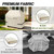 Porch Shield 62W x 24D x 48H inch Premium Gas Grill Cover Up to 60 inch, Waterproof and Fade Resistant 600D BBQ Covers for Weber, Brinkmann, Char-Broil and More, Light Tan