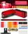 Partsam Submersible LED Trailer Tail Light Kit, Rectangular Trailer Lights+ID Bar+8 Markers, Combined Stop Turn License Plate Running Lamps with 25FT Wiring Harness Reflective Stickers, 12V