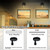 BERGUSTCH Rechargeable Spotlight Indoor, Battery Operated Picture Light with Remote, 3 Color Temperatures LED Spot Lights for Plants, Uplights for Wall Frame Dartboard Art Painting Display-Black 2Pack