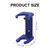 Boweike Wall Mount Organizer Compatible with Dyson Supersonic r™ Hair Drye, Metal Storage Holder Compatible with Dyson Supersonic r for Bathroom Bedroom Hair Salon Barbershop (Blue)