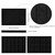 Rocutus Jewelry Trays,3 Pack Stackable Velvet Jewelry Organizer Tray Drawer Jewelry Storage Tray,Divided Ring Organizer Tray for Earrings, Necklaces, Bracelets,13.8"x9.5"x1.2" (Black)