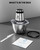 LINKChef Food Processor Small, 10 Cup Food Chopper with Container, 2.3L 600W Electric Meat Grinder for Home Use, Stainless Steel Mini Food Processor for Kitchen, Vegetable, Onion, Garlic, Salad