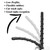 7" Bronco Short Antenna, Compatible with Ford Bronco Full Size and Sport All Models 2021-2023 2024 2025 2026, Good Reception, Black, 7 Inch Spiral AM FM Radio Antenna, for Bronco Accessories 2021-26
