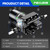 POXURIO 6GPM RV Water Pump, 70PSI 110V DC Fresh Water Pump, Self-Priming Diaphragm Water Pump with Pressure Switch and Filter for RV, Garden, Yacht, Camping