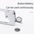 Pocket Magnifying Glass 3X & 6X LED Lighted Magnifier Slide Out Magnifying Glass Handheld Reading Magnifier Square Magnifiers Loupe for Jewelry Stamps Watches Crafts Textile (Silver)