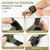M MANUEKLEAR Wrist Straps for Weightlifting, Gym Lifting Straps with D Rings for Cable Machine,Weight Lifting Wrist Wraps for Men Women Green M(6.3-7.5inch)