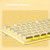 Wireless Keyboard and Mouse Combo, 2.4G Rechargeable Full Sized Backlit Keyboard and Silent Mice Set Home Office Gamer Keyboards for PC Desktop Laptop (Creamy White with Warm Light)