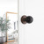 Infinity Decor Ebonised Wooden Beehive Rim Mortice Door Knobs Brass Pull Handles Matt Antique Rose 55mm – Ideal for Interior & Exterior Use 