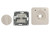 Schellenberg 25003 Roller Shutter Switch Rotary Knob for Flush-Mounted Mounting, Button and Locking Function Possible