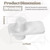 4 Pack MCR620965 Refrigerator Vegetable Tray Crisper Drawer Wheel Mount Compatible with LG Ken-more Ken-more Elite Refrigerator Tray/Crisper