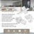 4 Pack MCR620965 Refrigerator Vegetable Tray Crisper Drawer Wheel Mount Compatible with LG Ken-more Ken-more Elite Refrigerator Tray/Crisper