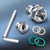 OxyGenie 1/2-20 Double Oversize Piggyback Oil Drain Plug, Stainless Steel Self Tapping Oil Pan Thread Repair Kit
