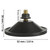 AccEncyc 6 Pcs Strong Thickened Sucker Suction Cup Clear PVC Sucker Pads with M6 x 14 Thread Screw Extra Strong Adhesive Glass Suction Holder, Black