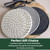 KITLAB 8 Inch Trivets for Hot Dishes, Hot Pots and Pans, Thick Heat Resistant Large Coaster for Kitchen, Hot Pads, Kitchen Essentials, Kitchen Decor for Table & Countertop, 6 Pcs