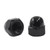 Hordion 1/4-20 Black Acorn Cap Nuts, 304 Stainless Steel Acorn Nut, 20 Pack