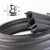 Car Door Rubber Seal Strip Trim with EPDM Three Side Bulbs, Large Bulb Heavy Duty Automotive Weather Stripping for Cars, Trucks, RVs, Boats, Cabinets, and Home Applications (Black, 10ft)