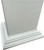 4 x 4 inch Vinyl Two-Piece, Split Style Post/Sleeve Base Trim Skirt, Low Profile, New England Style, LMT1156, White