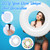 Gemscream 3 Pcs Jumbo Inflatable Pool Float 47.24 Inches Swimming Ring Pool Floats White Inflatable Float Tube for Adult Summer Vacation Beach River Bachelorette Wedding Party Supplies (White)