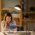 LALISU Dimmable Floor Lamp with Flexible Gooseneck and Rotatable Shade, Modern Style Standing Tall Lamp, E26 Socket, LED Reading Lamp (Black)