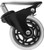 3 Inch Swivel Caster Wheel Replace HDW302 Fit for Traeger Pellet Grills Timberline 850 1300 Ironwood 650 885 XL Texas Elite 34 Pro 780 Pro Series 34, Rubber Heavy-Duty Grill Wheel