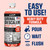 LVAP Heavy Duty Urinal Descaler – Urinal Salt Remover – Commercial Grade Urinal Cleaner & Drain Odor Eliminator. Removes Calcium, Rust and Scale Build Up. Safe for Plumbing – 32 fl oz