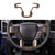 Voodonala Wood Grain Steering Wheel Decorative Trim Car Steering Wheel Cover for 2015 2016 2017 2018 2019 2020 Ford F150 F250 F350 Super Duty