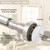BRIOFOX Shower Curtain Rod Adjustable 18-78 Inch, Stainless Steel Spring Tension Shower Rod No Drilling Non Slip, Silver