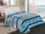 Linen Mart Southwest Aztec Throw Blanket Queen Size 80"x80" (Turquoise) Linen Mart Southwest Aztec Throw Blanket Queen Size 80"x80" (Turquoise)
