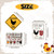 WERNNSAI Chicken Coop Signs - 9 PCS Funny Chicken Decor Poster Warning Signs Beware of Chicken Vintage Plaques for Farmhouse Decorations Home Wall Kitchen Yard Chicken Coop Accessories