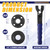 Hicarer 25 Pcs Angle Grinder Nut Angle Grinder Wrench Kit 5/8"-11 Flange Metal Lock Nut Wrench Compatible with Dewalt/Makita/Bosch/Hitachi/Metabo (Blue)
