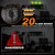 ASPL 26inch 126 LED Rooftop Emergency Strobe Lights Bar Double Side Flashing Safety Warning Traffic Advisor Light Bar Hazard Snow Plow Light for Trucks Vehicles Construction Tow Pickup(Amber/Green)