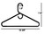 Plastic Hangers HD Heavy Duty, 40 Pcs. Black Color, Made in USA, 3/8” Thickness, Durable, Tubular, Lightweight, for Clothes, Coat, Pants, Shirts, Dress and More, TINEFF,