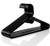 Plastic Hangers HD Heavy Duty, 40 Pcs. Black Color, Made in USA, 3/8” Thickness, Durable, Tubular, Lightweight, for Clothes, Coat, Pants, Shirts, Dress and More, TINEFF,
