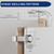 Burks 2 Pack Lazy Susan Hinge 90 Degree Pie Cut Bifold Cabinet Door Hinge Corner Cabinet Hinge