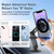 Universal 360° PRO Magnetic Suction Phone Holder Car,Alloy Folding Magnetic Cell Phone Holder for Car [Super Strong Magnet] Bracket Magnetic Dashboard Phone Car Mount for All Smartphone (Black)