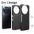 Mocotto for TCL 60 XE NXTPAPER 5G/TCL 50 XL 5G Case with Tempered Glass Screen Protector,Dual Layer Heavy Duty Shockproof Protection (Black)