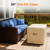 BALI OUTDOORS 30 Inch Square Patio Fire Pit Table Cover