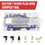 Ratchet Spark Plug Wire Crimping Tool Kit, 24PCS 180 Degree/90 Degree/Straight Spark Plug Coil Terminals & 24PCS Boots, Ratcheting Wire Crimper Diameter 8.5-8m
