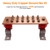 1500A Copper Ground Bar kit,10"x 3.15"x 0.31" Universal Wall Mount Grounding Bus Bar with UL Material 2500V BusBar Insulators