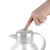 Emsa Samba, Quick Press, Vacuum Insulated Thermal Carafe, 34 oz, Translucent White