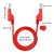 Goupchn 4mm Stackable Banana Plug Silicone Test Leads 8PCS 3.3ft/1m