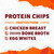 WILDE Buffalo Style Protein Chips, 12g Protein, 1.34 oz Bags, Pack of 12